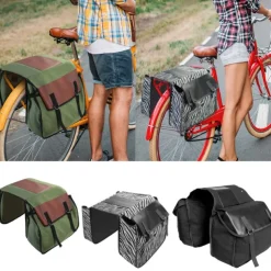 Storage Trunks Bike Hanging Bag Bike Rear Rack Bag Large Capacity Waterproof Bike Trunk Bag Bike Saddle Shopping Bag Support Width Less Than 13 Inches Of The Bike Frame