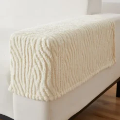 Stretch Armrest Covers for Chairs and Sofas Couch Arm Covers for Sofa Spandex Jacquard Armrest Covers Anti-Slip Furniture Protector Washable Armchair Slipcovers for Recliner Set of 2 Sage Green