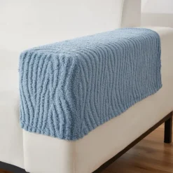 Stretch Armrest Covers for Chairs and Sofas Couch Arm Covers for Sofa Spandex Jacquard Armrest Covers Anti-Slip Furniture Protector Washable Armchair Slipcovers for Recliner Set of 2 Sage Green