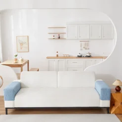 Stretch Armrest Covers for Chairs and Sofas Couch Arm Covers for Sofa Spandex Jacquard Armrest Covers Anti-Slip Furniture Protector Washable Armchair Slipcovers for Recliner Set of 2 Sage Green