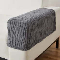 Stretch Armrest Covers for Chairs and Sofas Couch Arm Covers for Sofa Spandex Jacquard Armrest Covers Anti-Slip Furniture Protector Washable Armchair Slipcovers for Recliner Set of 2 Sage Green