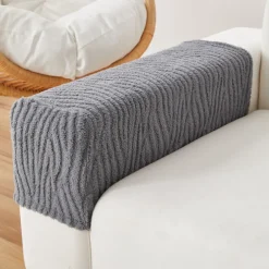 Stretch Armrest Covers for Chairs and Sofas Couch Arm Covers for Sofa Spandex Jacquard Armrest Covers Anti-Slip Furniture Protector Washable Armchair Slipcovers for Recliner Set of 2 Sage Green