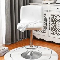 Stretch Bar Stool Cover Pub Counter Stool Chair Slipcover Square Swivel Barstool Chair Cover for Dining Room Cafe Seat Cover Protectors Non Slip with Elastic Bottom