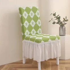 Stretch Bar Stool Dining Chair Cover Elastic Slipcovers for Bar Stools and Dining Chairs Protects Against Spills and Stains Easy to Install and Remove Machine Washable Available in Multiple Colors and Patterns