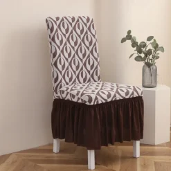 Stretch Bar Stool Dining Chair Cover Elastic Slipcovers for Bar Stools and Dining Chairs Protects Against Spills and Stains Easy to Install and Remove Machine Washable Available in Multiple Colors and Patterns
