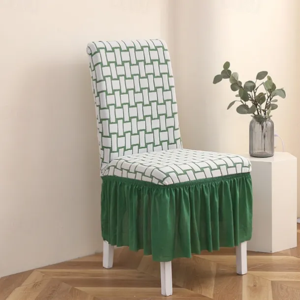 Stretch Bar Stool Dining Chair Cover Elastic Slipcovers for Bar Stools and Dining Chairs Protects Against Spills and Stains Easy to Install and Remove Machine Washable Available in Multiple Colors and Patterns