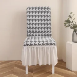 Stretch Bar Stool Dining Chair Cover Elastic Slipcovers for Bar Stools and Dining Chairs Protects Against Spills and Stains Easy to Install and Remove Machine Washable Available in Multiple Colors and Patterns