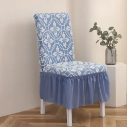 Stretch Bar Stool Dining Chair Cover Elastic Slipcovers for Bar Stools and Dining Chairs Protects Against Spills and Stains Easy to Install and Remove Machine Washable Available in Multiple Colors and Patterns
