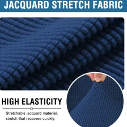 Stretch Computer Office Chair Cover Universal Washable Removable Spandex Rotating Chair Slipcovers Anti-dust Soft Desk Chair Seat Protector for Dogs Cats Pets