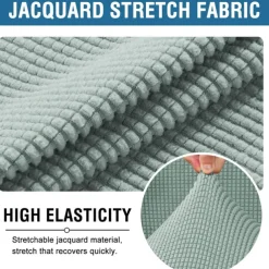 Stretch Computer Office Chair Cover Universal Washable Removable Spandex Rotating Chair Slipcovers Anti-dust Soft Desk Chair Seat Protector for Dogs Cats Pets