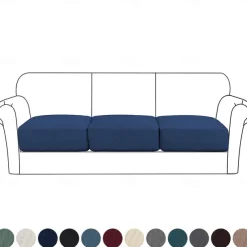 Stretch Couch Covers Burgundy Sofa Seat Cushion Cover For Dogs Pet, Sectional Sofa Slipcover For Love Seat,L Shaped,3 Seater,Arm Chair, Washable Couch Durable Protector