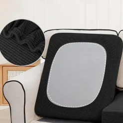 Stretch Couch Covers Burgundy Sofa Seat Cushion Cover For Dogs Pet, Sectional Sofa Slipcover For Love Seat,L Shaped,3 Seater,Arm Chair, Washable Couch Durable Protector