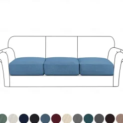 Stretch Couch Covers Burgundy Sofa Seat Cushion Cover For Dogs Pet, Sectional Sofa Slipcover For Love Seat,L Shaped,3 Seater,Arm Chair, Washable Couch Durable Protector