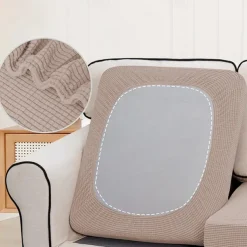 Stretch Couch Covers Burgundy Sofa Seat Cushion Cover For Dogs Pet, Sectional Sofa Slipcover For Love Seat,L Shaped,3 Seater,Arm Chair, Washable Couch Durable Protector