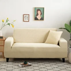 Stretch Couch Covers Burgundy Sectional Sofa Cover For Dogs Pet, Slipcovers For Love Seat, L Shaped,3 Seater, U Shaped, Arm Chair Washable Couch Protector Soft Durable