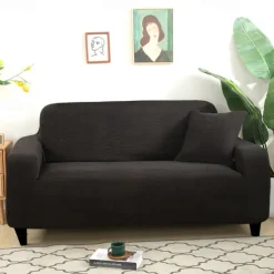 Stretch Couch Covers Burgundy Sectional Sofa Cover For Dogs Pet, Slipcovers For Love Seat, L Shaped,3 Seater, U Shaped, Arm Chair Washable Couch Protector Soft Durable