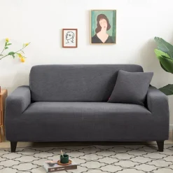 Stretch Couch Covers Burgundy Sectional Sofa Cover For Dogs Pet, Slipcovers For Love Seat, L Shaped,3 Seater, U Shaped, Arm Chair Washable Couch Protector Soft Durable