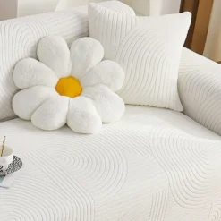 Stretch Couch Covers Sectional Sofa Cover For Dogs Pet, Farmhouse Slipcovers For Love Seat, L Shaped,3 Seater, U Shaped, Arm Chair Washable Couch Protector Soft Durable