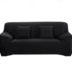 Stretch Couch Covers Sectional Burgundy Sofa Cover For Dogs Pet, Farmhouse Slipcovers For Love Seat, L Shaped,3 Seater, U Shaped, Arm Chair Washable Couch Protector Soft Durable