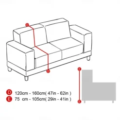Stretch Couch Covers Sectional Burgundy Sofa Cover For Dogs Pet, Farmhouse Slipcovers For Love Seat, L Shaped,3 Seater, U Shaped, Arm Chair Washable Couch Protector Soft Durable