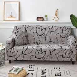 Stretch Couch Covers Sectional Sofa Cover For Dogs Pet, Slipcovers For Love Seat, L Shaped,3 Seater, U Shaped, Arm Chair Washable Couch Protector Soft Durable