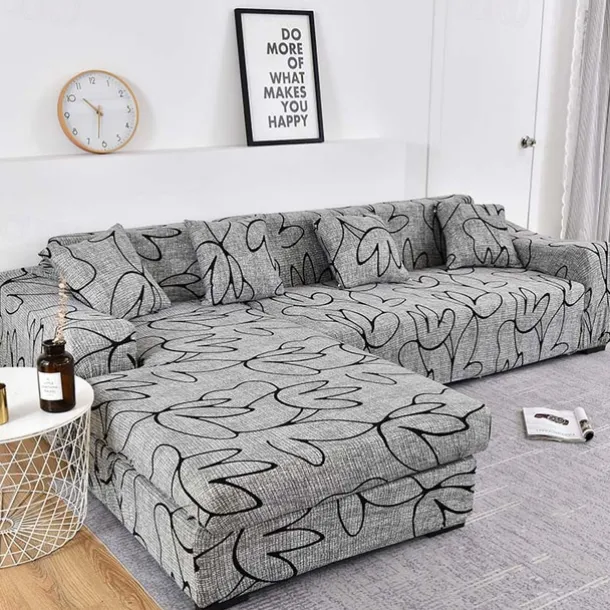 Stretch Couch Covers Sectional Sofa Cover For Dogs Pet, Slipcovers For Love Seat, L Shaped,3 Seater, U Shaped, Arm Chair Washable Couch Protector Soft Durable