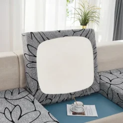Stretch Couch Cushion Cover Cushion Slipcover for Chair Cushion Furniture Protector Seat Cushion Sofa Cover with Elastic Bottom Washable