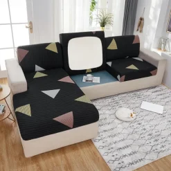 Stretch Couch Cushion Cover Cushion Slipcover for Chair Cushion Furniture Protector Seat Cushion Sofa Cover with Elastic Bottom Washable