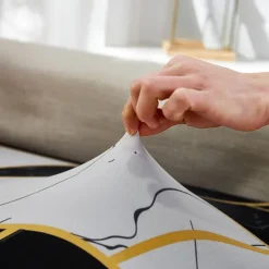 Stretch Couch Cushion Cover Cushion Slipcover for Chair Cushion Furniture Protector Seat Cushion Sofa Cover with Elastic Bottom Washable