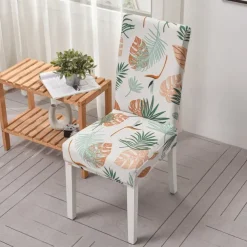 Stretch Dining Chair Cover High Back Dining Chair Cover Soft and Elastic Fabric for a Snug Fit Protects Chairs from Spills, Stains, and Wear Easy to Install and Remove Ideal for Dining Rooms