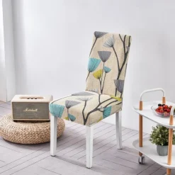 Stretch Dining Chair Cover High Back Dining Chair Cover Soft and Elastic Fabric for a Snug Fit Protects Chairs from Spills, Stains, and Wear Easy to Install and Remove Ideal for Dining Rooms