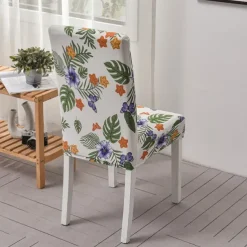 Stretch Dining Chair Cover High Back Dining Chair Cover Soft and Elastic Fabric for a Snug Fit Protects Chairs from Spills, Stains, and Wear Easy to Install and Remove Ideal for Dining Rooms