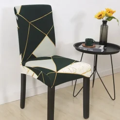 Stretch Dining Chair Cover Elastic and Durable High Back Dining Chair Cover Ideal for Protecting and Refreshing Dining Chairs Adds Comfort and Style to Your Dining Room Decor