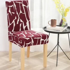 Stretch Dining Chair Cover Elastic and Durable High Back Dining Chair Cover Ideal for Protecting and Refreshing Dining Chairs Adds Comfort and Style to Your Dining Room Decor