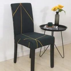Stretch Dining Chair Cover Elastic and Durable High Back Dining Chair Cover Ideal for Protecting and Refreshing Dining Chairs Adds Comfort and Style to Your Dining Room Decor
