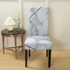 Stretch Dining Chair Cover Elastic and Durable High Back Dining Chair Cover Ideal for Protecting and Refreshing Dining Chairs Adds Comfort and Style to Your Dining Room Decor
