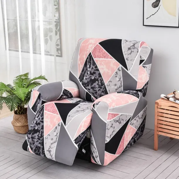 Stretch Floral Recliner Covers Non-slip Massage Lazy Boy Sofa Cover All-inclusive Single Seat Couch Cover Armchair Covers