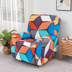 Stretch Floral Recliner Covers Non-slip Massage Lazy Boy Sofa Cover All-inclusive Single Seat Couch Cover Armchair Covers