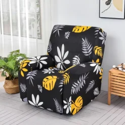 Stretch Floral Recliner Covers Non-slip Massage Lazy Boy Sofa Cover All-inclusive Single Seat Couch Cover Armchair Covers