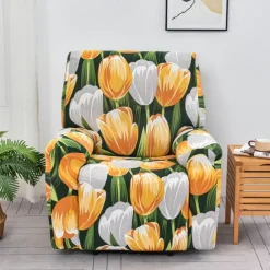 Stretch Floral Recliner Covers Non-slip Massage Lazy Boy Sofa Cover All-inclusive Single Seat Couch Cover Armchair Covers