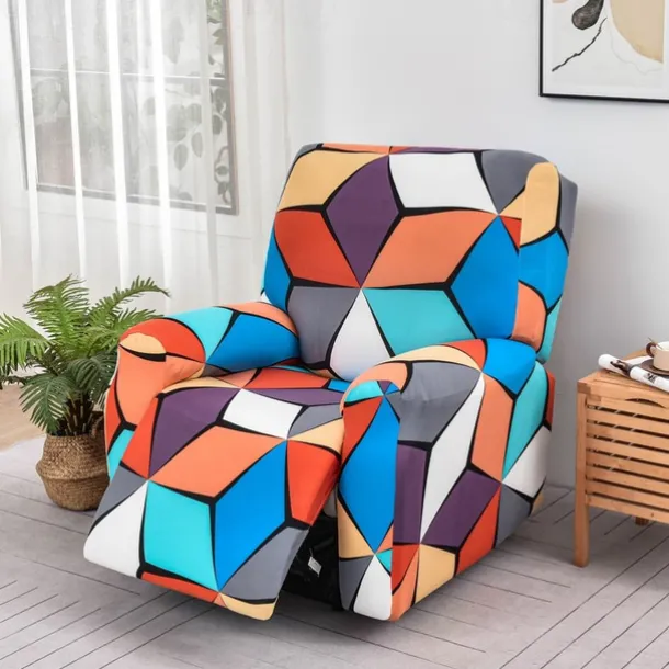 Stretch Floral Recliner Covers Non-slip Massage Lazy Boy Sofa Cover All-inclusive Single Seat Couch Cover Armchair Covers
