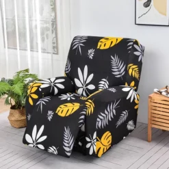 Stretch Floral Recliner Covers Non-slip Massage Lazy Boy Sofa Cover All-inclusive Single Seat Couch Cover Armchair Covers