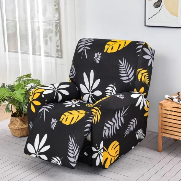 Stretch Floral Recliner Covers Non-slip Massage Lazy Boy Sofa Cover All-inclusive Single Seat Couch Cover Armchair Covers
