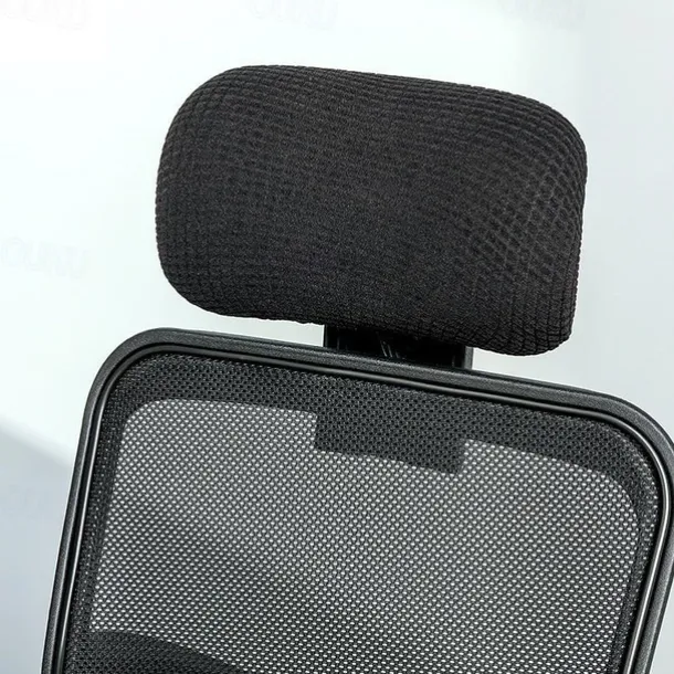 Stretch Office Chair Headrest Cover Computer Chair Slipcover Elastic Comfy Gaming Chair Head Rest Covers for Neck Washable Furniture Protector
