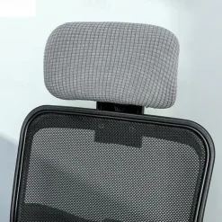 Stretch Office Chair Headrest Cover Computer Chair Slipcover Elastic Comfy Gaming Chair Head Rest Covers for Neck Washable Furniture Protector