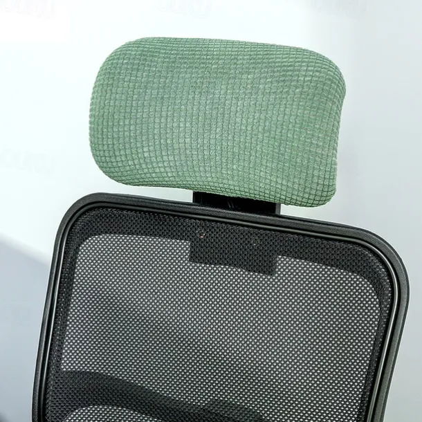 Stretch Office Chair Headrest Cover Computer Chair Slipcover Elastic Comfy Gaming Chair Head Rest Covers for Neck Washable Furniture Protector