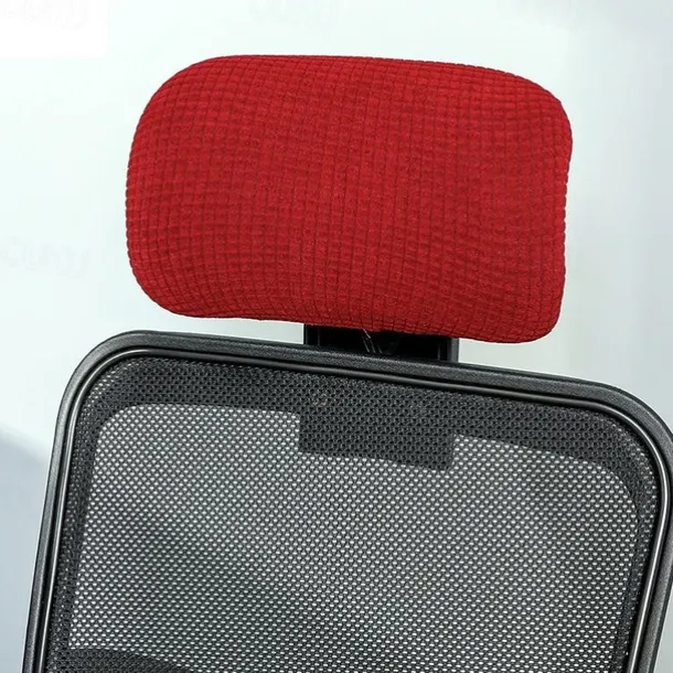 Stretch Office Chair Headrest Cover Computer Chair Slipcover Elastic Comfy Gaming Chair Head Rest Covers for Neck Washable Furniture Protector