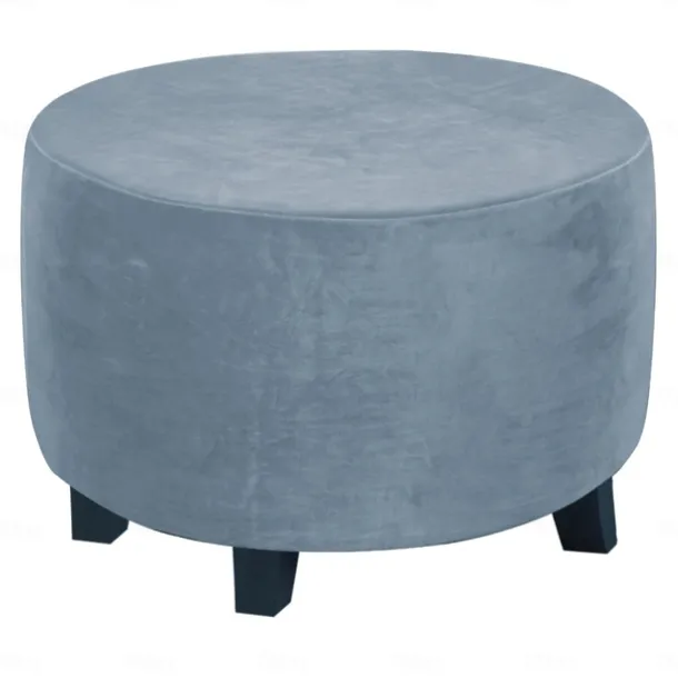 Stretch Ottoman Cover Square Ottoman Slipcovers Furniture Protector Folding Storage Stool Furniture Protector Soft Slipcover with Elastic Bottom