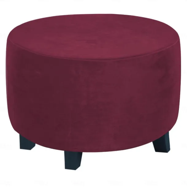 Stretch Ottoman Cover Square Ottoman Slipcovers Furniture Protector Folding Storage Stool Furniture Protector Soft Slipcover with Elastic Bottom