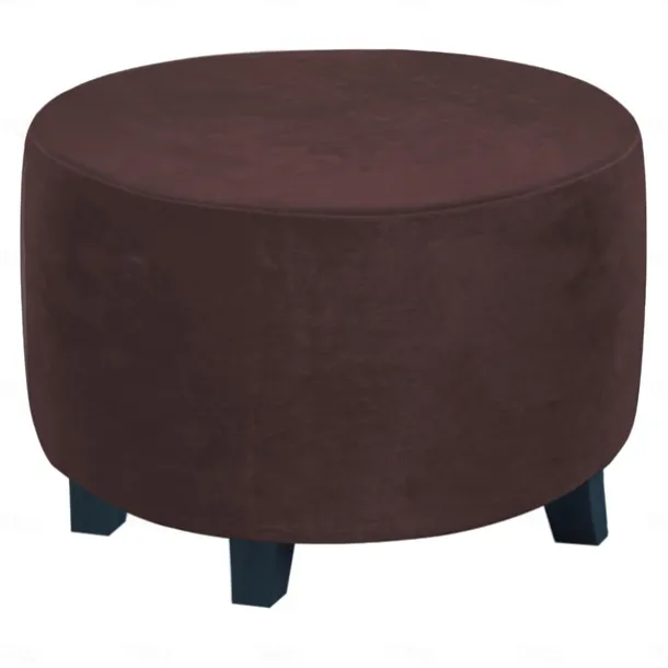 Stretch Ottoman Cover Square Ottoman Slipcovers Furniture Protector Folding Storage Stool Furniture Protector Soft Slipcover with Elastic Bottom